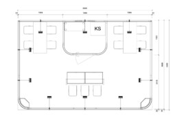 NALO Kopfstand NANE 4x6m Grundriss